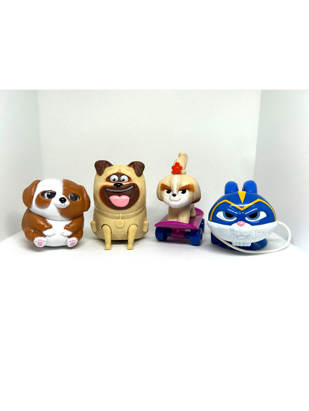 Secret Life of Pets McDonald's Toys - Lot of 4 Toys - Fun Collectibles